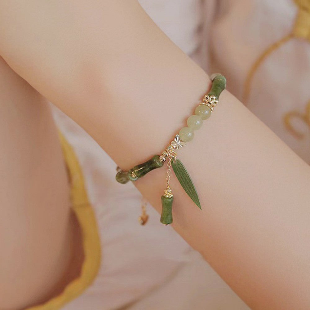 ✨🔥【Compra uno y llévate otro gratis】2 pulseras de oro 14K con jade Hetian