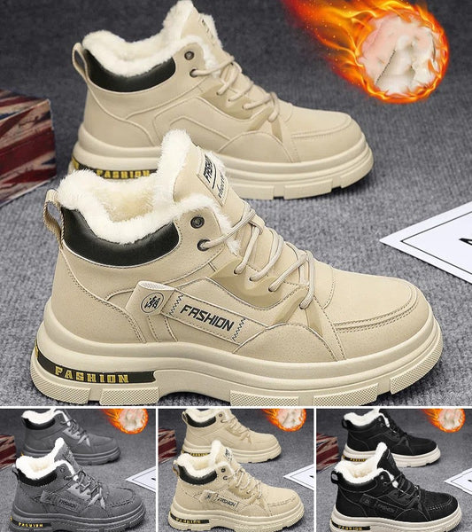 🔥🔥👞【39－44】Botas Martin de invierno para hombre 2024 nuevas con forro de felpa cálido 3846246 