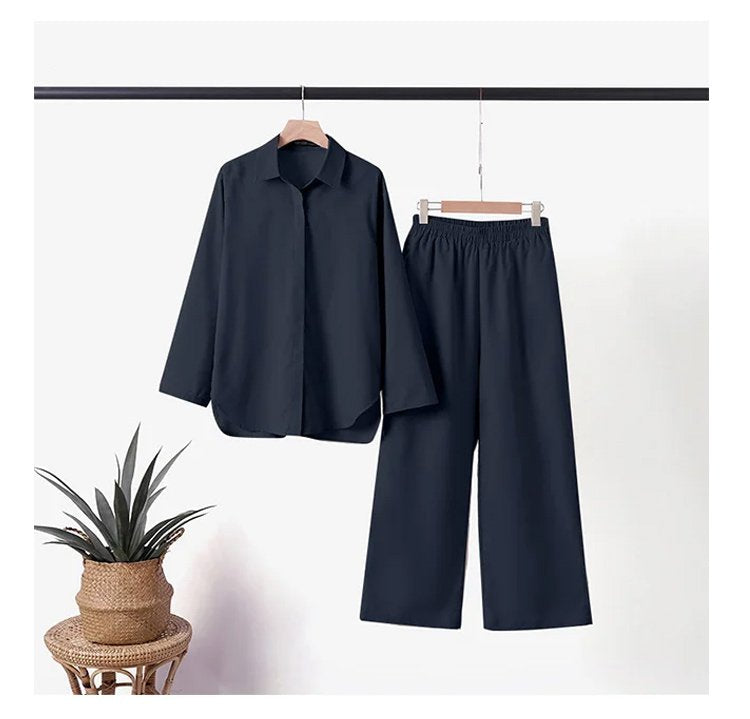 🔥💃【Compra 1 y llévate 1 gratis】【S-5XL】Traje informal holgado de lino y algodón de alta calidad para mujer - Pago contra reembolso