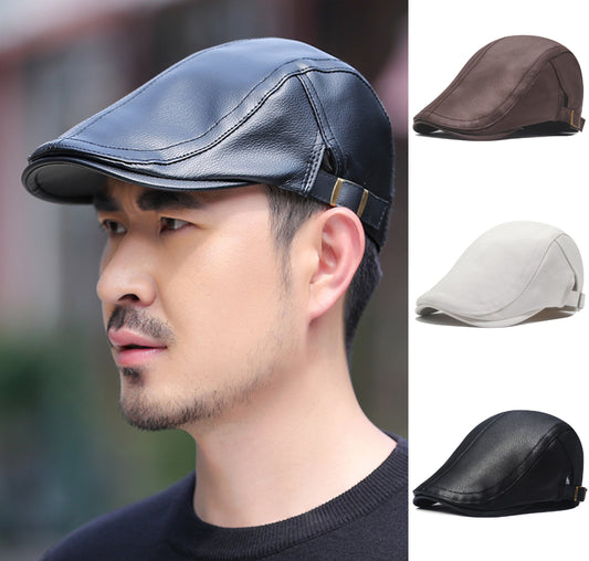 🧢✨【Compra uno y llévate otro gratis】🔥Boina de lana retro para hombre--3886797 