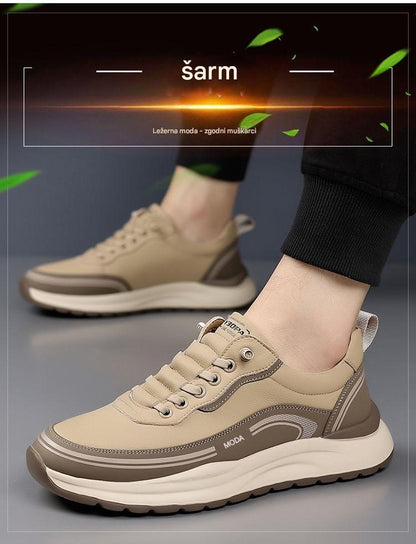 👟✅【39-45】2026 nova muška sportska obuća od vodootporne kože i prašine, ležerna obuća, mekani potplati, izvrsna udobnost