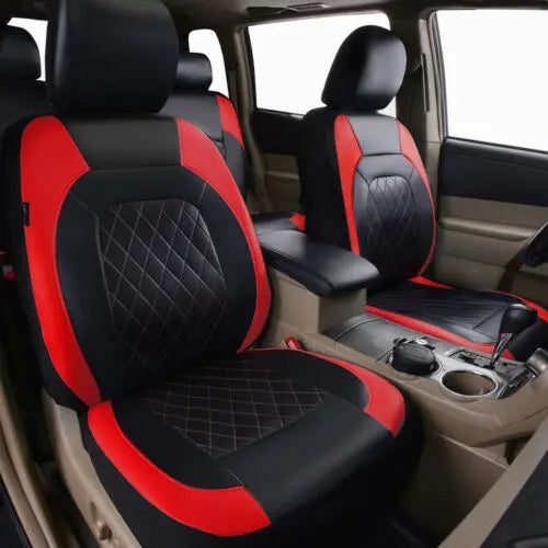 🚗🚗🤩 Univerzalni set presvlaka za autosjedala od mekane kože s prozračnom mrežicom ✨ Brza dostava, ograničena ponuda, dostupne zalihe – Ne propustite