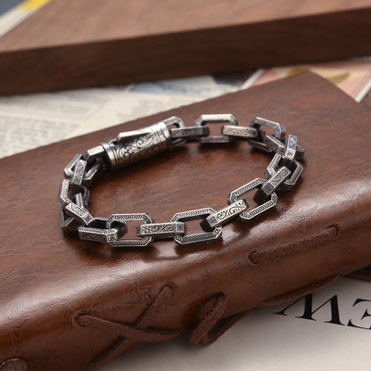🔥【Compra 1, llévate 1 gratis】Pulsera de cuentas retorcidas de plata S925 para hombre