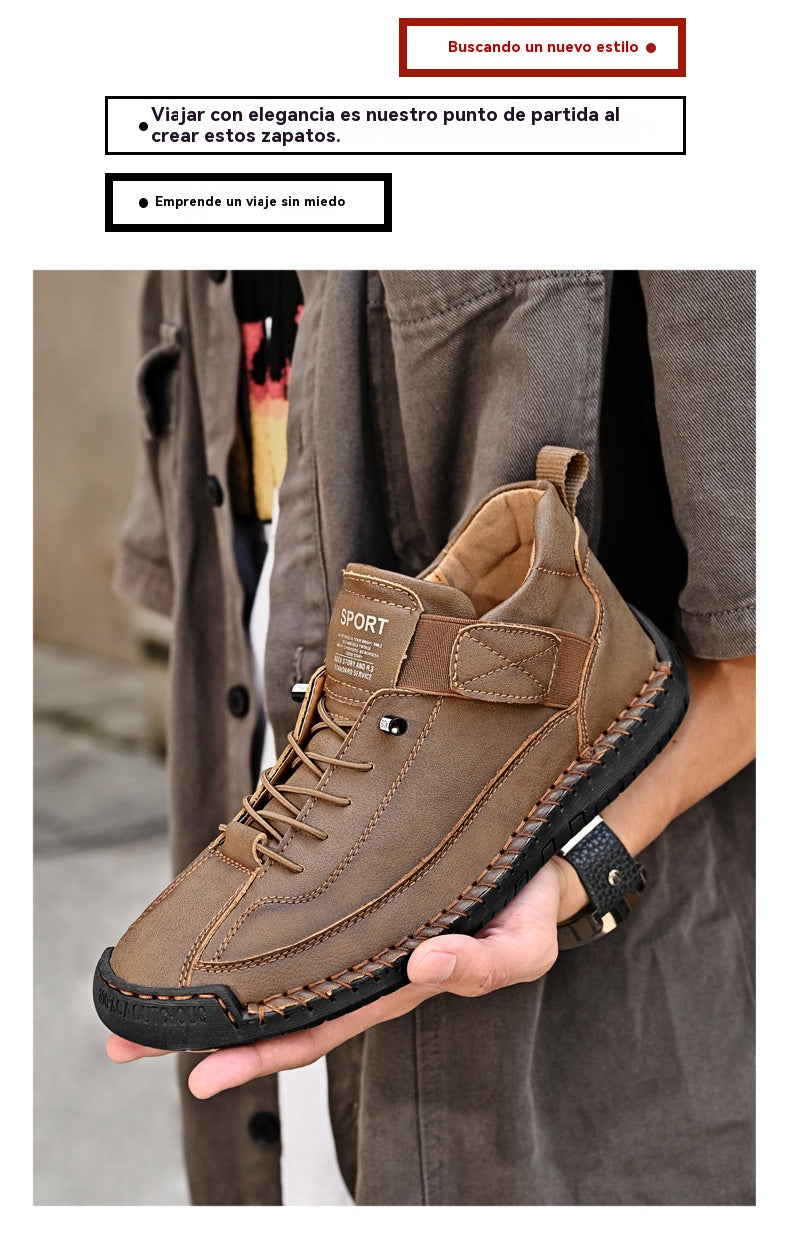 🥾👍【30% DE DESCUENTO】【38-48】Zapatos casuales de hombre, para uso diario, trabajo y actividades al aire libre, zapatos de alta calidad cosidos a mano.