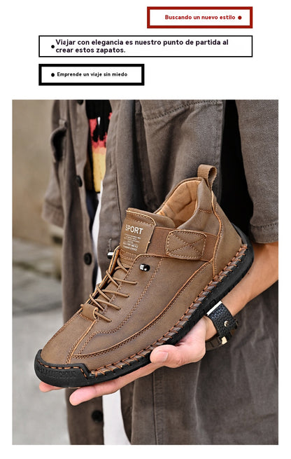 🥾👍【30% DE DESCUENTO】【38-48】Zapatos casuales de hombre, para uso diario, trabajo y actividades al aire libre, zapatos de alta calidad cosidos a mano.