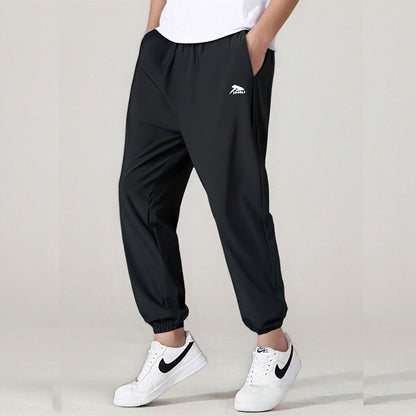 👖Vremenski ograničeni popust od 50% [40-120 kg] Nove muške elastične hlače od ledeno svilene tkanine za proljeće/ljeto 2026.