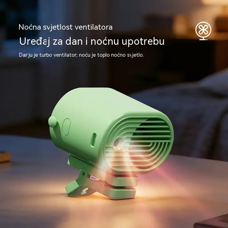 Ventilator bez upotrebe ruku s LED zaslonom, integriranom kopčom i 199 podesivih razina