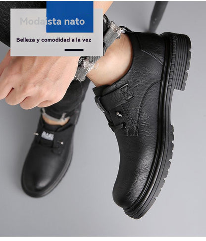 【39-44】Zapatos casuales de cuero para hombre