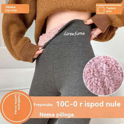 🔥👖Nova kolekcija 40% popusta【40-100kg】Elastične tople pamučne hlače s flis podstavom❄️Gornji sloj dodatno zadebljan, za maksimalnu toplinu🔥