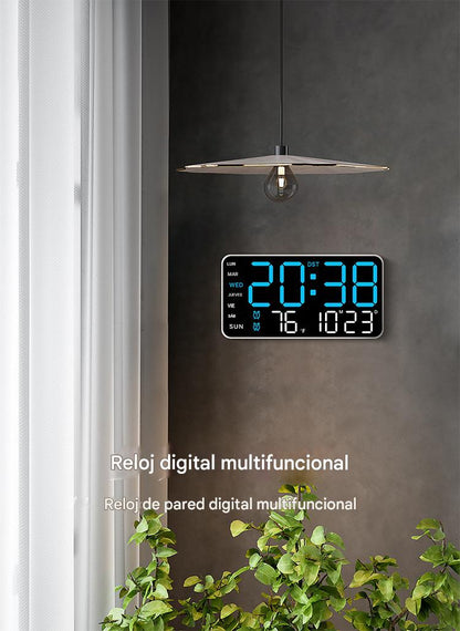 📢📢50% DE DESCUENTO!! ⏰Reloj de pared digital LED decorativo multifuncional. El reloj digital sin límites para el hogar moderno del Reino Unido.