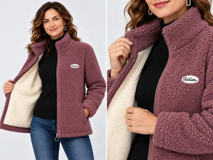 ✨【XL-5XL / 6 boja】 Topla jakna s podstavom od flisa – iznimno debela i podstavljena flisom