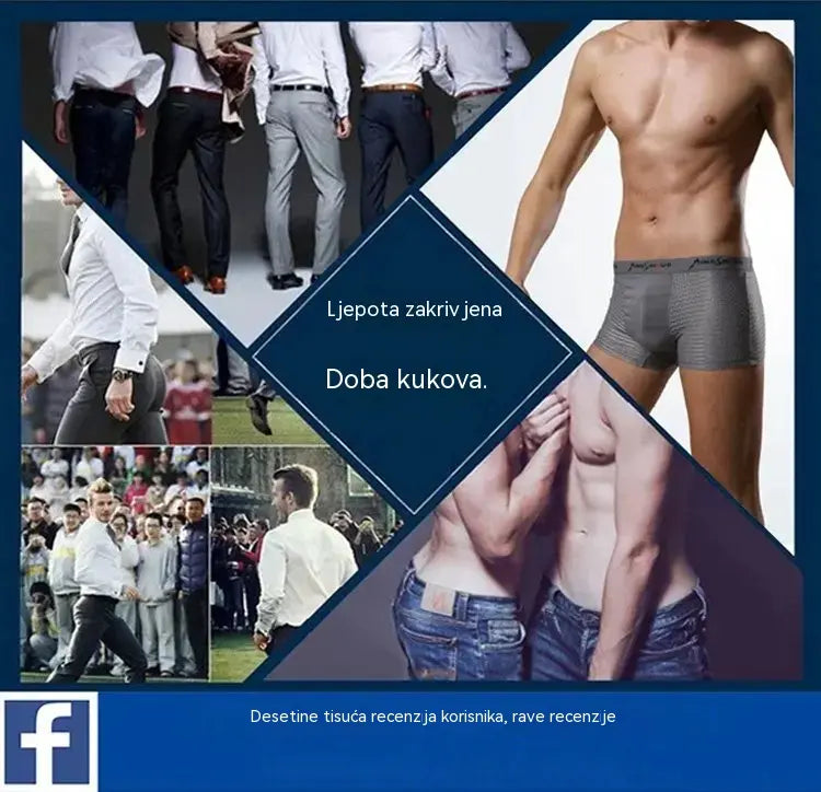 🔥【3+3 GRATIS】Muške ljetne bokserice od ledene svile – mekane, prozračne i iznimno udobne za nošenje – besplatna dostava – plaćanje pouzećem.