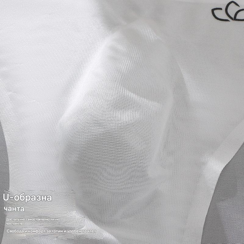 🔥🩲50% отстъпка【Комплект от 5 броя】Мъжки висококачествени дишащи ледени копринени триъгълни боксерки, ниска талия (45-100 кг)