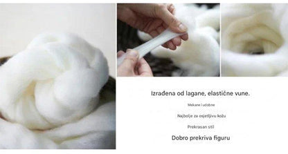 【XS-3XL】👗Novi čipkasti komplet, s prorezima, pulover dizajn, dvo-dijelni komplet haljina-pulover s trakicama i prorezom