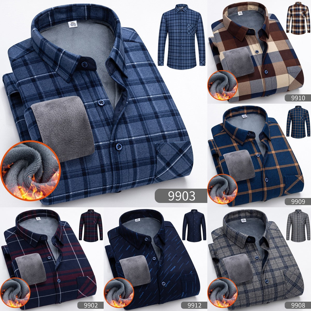 🔥【49% POPUSTA】👔【L-5XL】Nova karirana ležerna košulja dugih rukava za proljeće/jesen 2026.