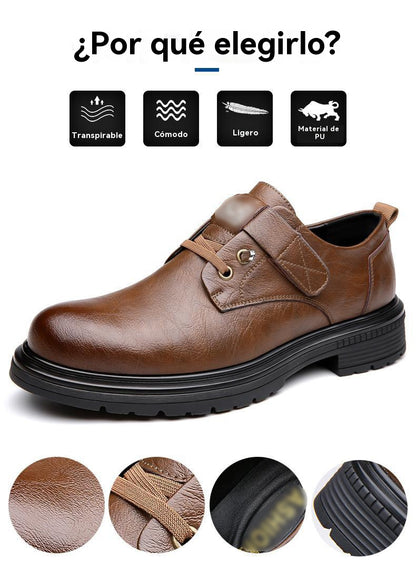【39-44】Zapatos casuales de cuero para hombre