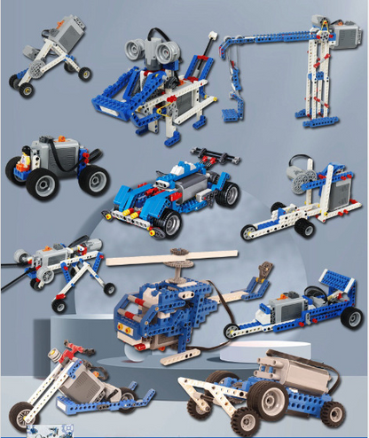 🤖🧩【Ограничена отстъпка 50%】Електрически LEGO робот конструктор за деца ✅ плащане при доставка