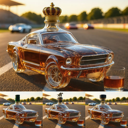 🏎️🍷🎁 Botella de whisky creativa en forma de coche — estilo y valor coleccionable