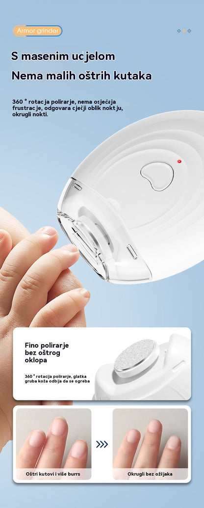 💅 Kupite 1, dobivate 1 besplatno! ✨ Automatska turpija za nokte – sigurna i nježna njega noktiju 👶