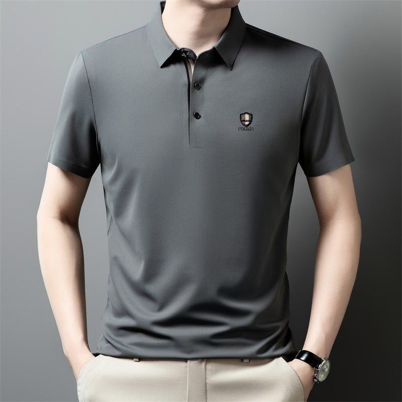 【M-4XL】Nova polo majica kratkih rukava s ovratnikom od ledene svile za ljeto 2026. Iznimno udobna.