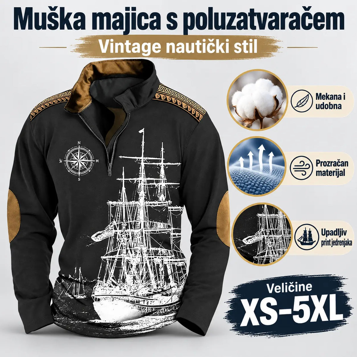 😎【XS-5XL】Muška jesensko/zimska majica s kapuljačom i 3D printom za 2026. godinu