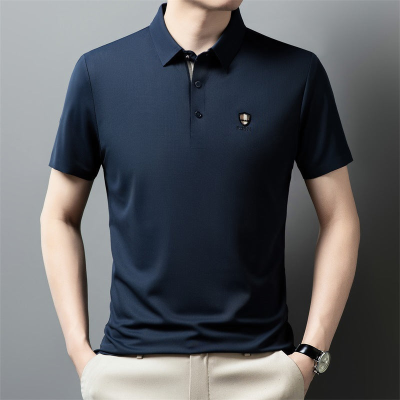 【M-4XL】Nova polo majica kratkih rukava s ovratnikom od ledene svile za ljeto 2026. Iznimno udobna.
