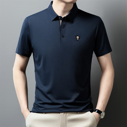 【M-4XL】Nova polo majica kratkih rukava s ovratnikom od ledene svile za ljeto 2026. Iznimno udobna.