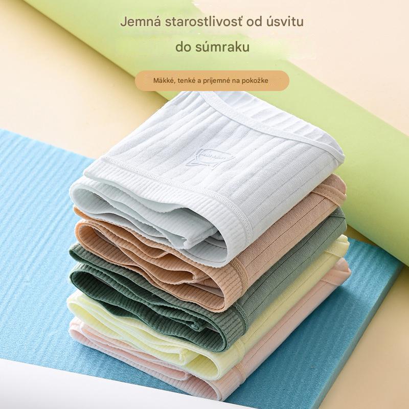 💖Znížené ceny, veľký výpredaj!🔥【Balenie 7 ks】Posledný deň 50% zľava: Dámske vysokopásové antibakteriálne bavlnené nohavičky