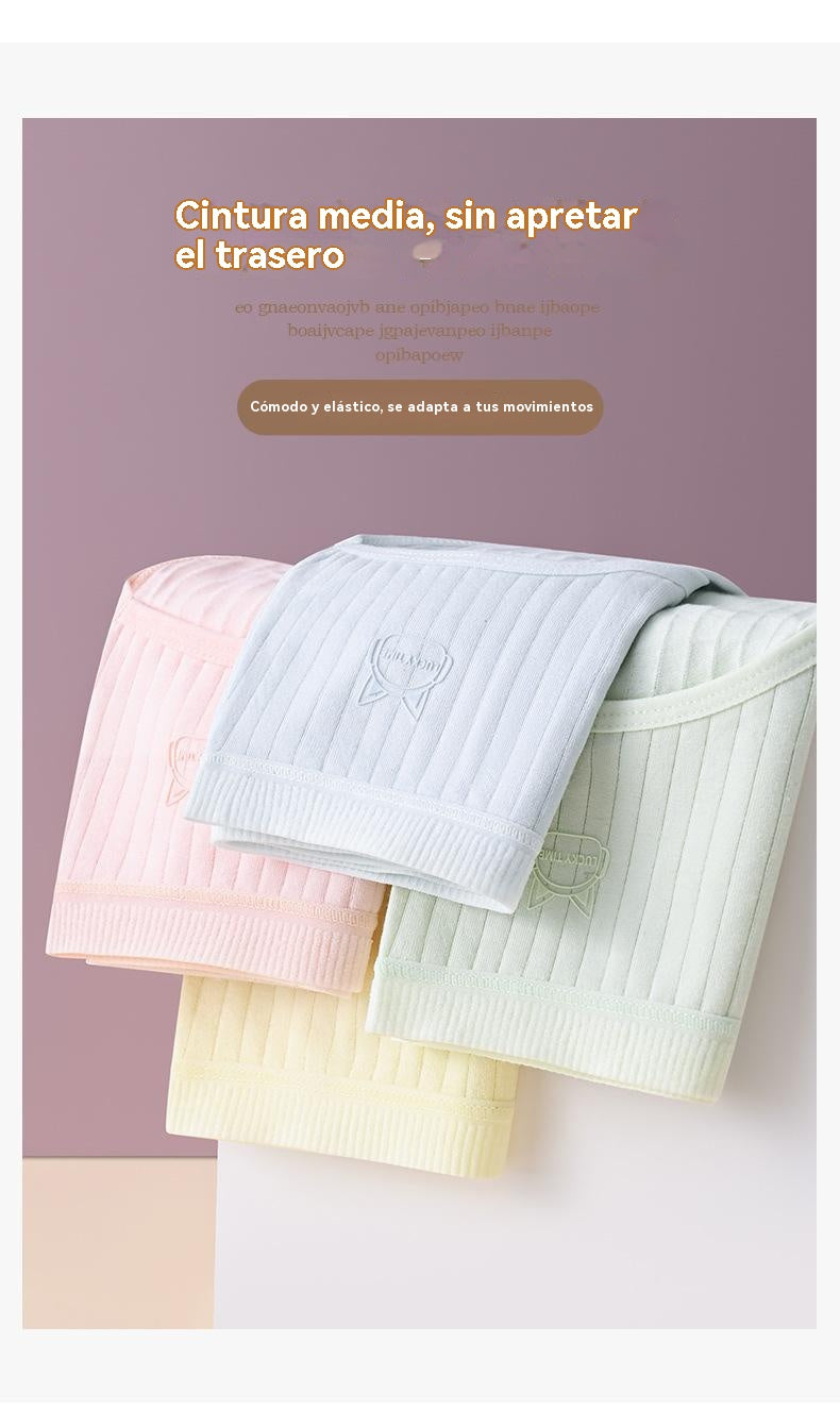 💖🔥【Paquete de 7】50% de descuento último día: bragas de algodón para mujer, de talle alto y antibacterianas