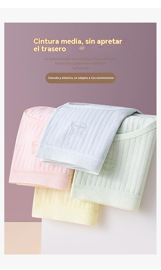 💖🔥【Paquete de 7】50% de descuento último día: bragas de algodón para mujer, de talle alto y antibacterianas