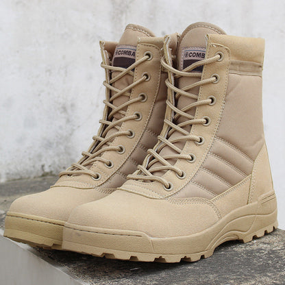 👍【39-45】Botas tácticas militares de alta calidad para otoño e invierno para senderismo, para hombres y mujeres: impermeables, cálidas y resistentes al desgaste