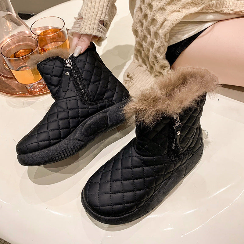 🔥Vremenski ograničena promocija👢 【35-40】 2024 Nove ženske tople čizme za snijeg s debelim potplatom3814056