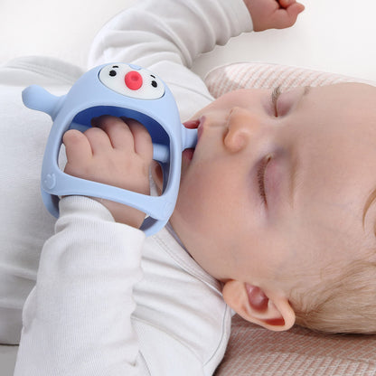 💝👼Silikonska glodalica za bebe od 0 do 12 mjeseci, 🍼Duda za ruke za dojenje