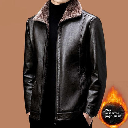 🔥🧥【Vruća rasprodaja】❄️【M-3XL】🖤 2025. muška zimska jakna od debele i mekane ovčje kože, ležerni stil