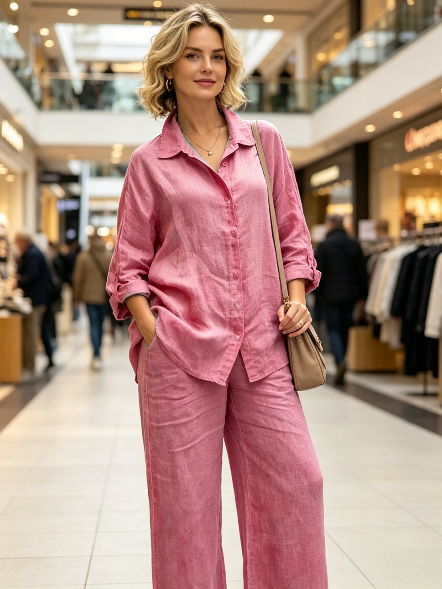 🔥💃【Kupi 1, dobiješ 1 gratis】【S-5XL】Visokokvalitetni ženski laneno-pamučni set, ležeran i širok kroj – plaćanje pouzećem