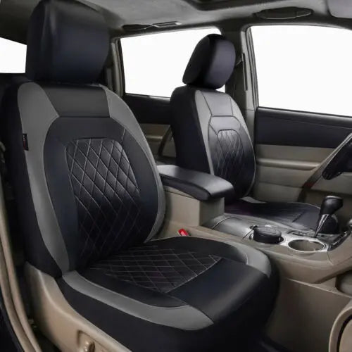 🚗🚗🤩 Univerzalni set presvlaka za autosjedala od mekane kože s prozračnom mrežicom ✨ Brza dostava, ograničena ponuda, dostupne zalihe – Ne propustite