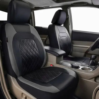 🚗🚗🤩 Univerzalni set presvlaka za autosjedala od mekane kože s prozračnom mrežicom ✨ Brza dostava, ograničena ponuda, dostupne zalihe – Ne propustite