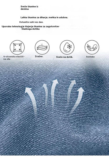 【XS-4XL】Oprijete kavbojke z visokim pasom in razširjenimi hlačami za oblikovanje zadnjice