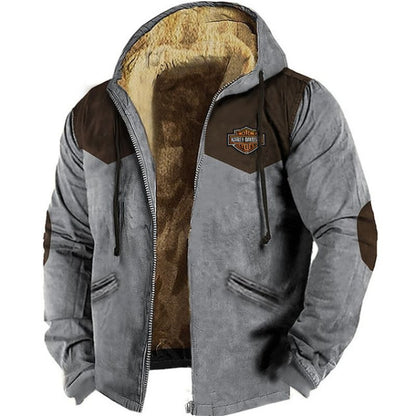 👍🧥[M-5XL] Chaqueta holgada de terciopelo grueso para hombre, otoño e invierno