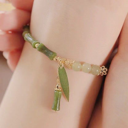 ✨🔥【Compra uno y llévate otro gratis】2 pulseras de oro 14K con jade Hetian