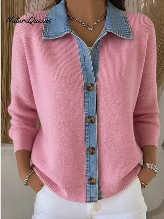 🔥Nova kolekcija s 40% popusta【S-3XL】2025 Novi traper patchwork kardigan, udoban i svestran za svakodnevno nošenje.