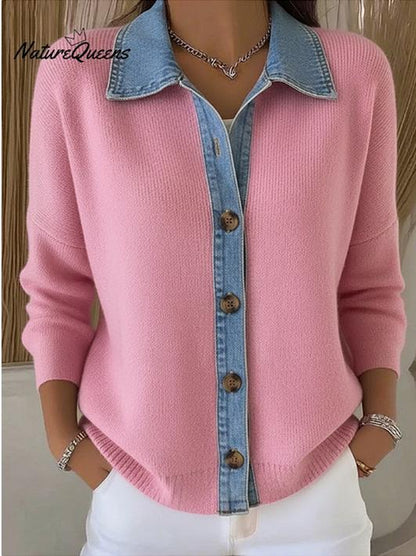 🔥Nova kolekcija s 40% popusta【S-3XL】2025 Novi traper patchwork kardigan, udoban i svestran za svakodnevno nošenje.