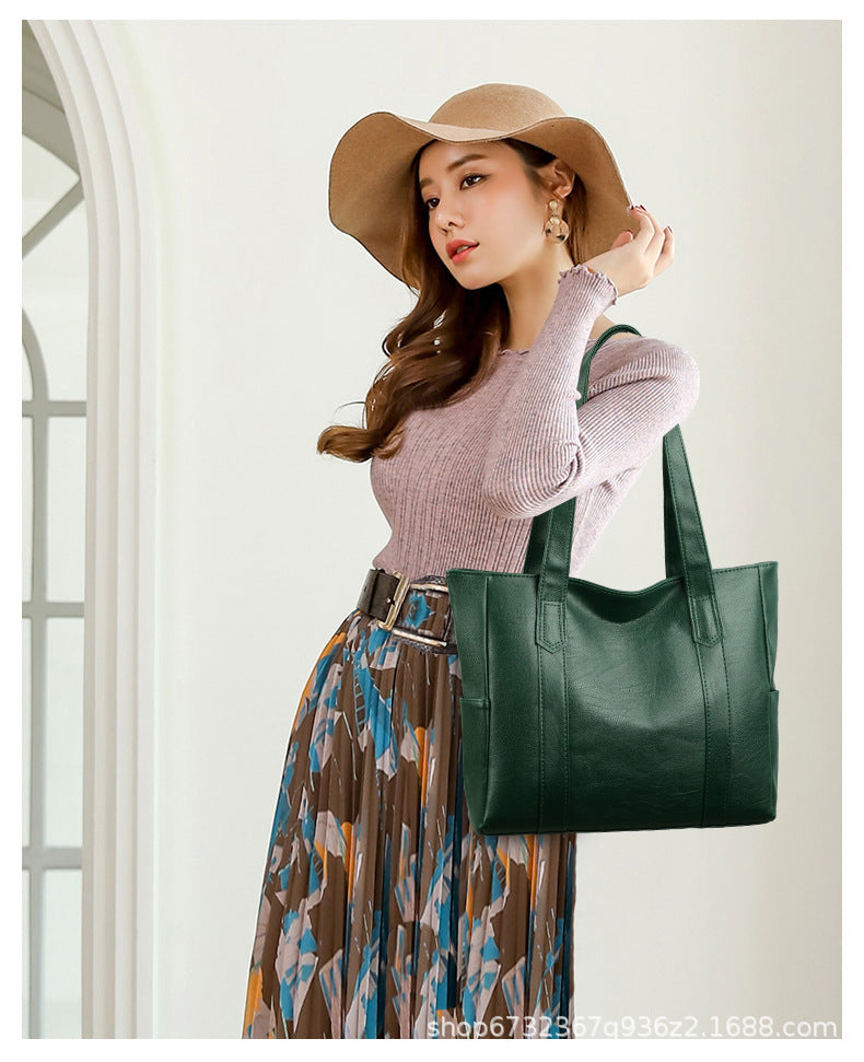 Omejena ponudba 43% 👜 Nova ženska torba iz mehkega usnja, vsakodnevni slog, velika prostornina✨ Modna in enostavna za kombiniranje✨ ✅