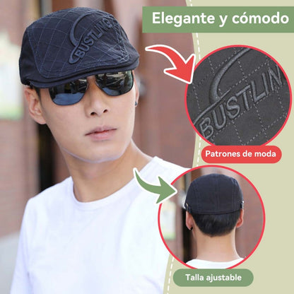 🧢【Compra uno y llévate otro gratis】🔥 Sombrero de vaquero informal moderno 3 en 1 para hombre: elegante, impermeable y a prueba de viento, forro suave