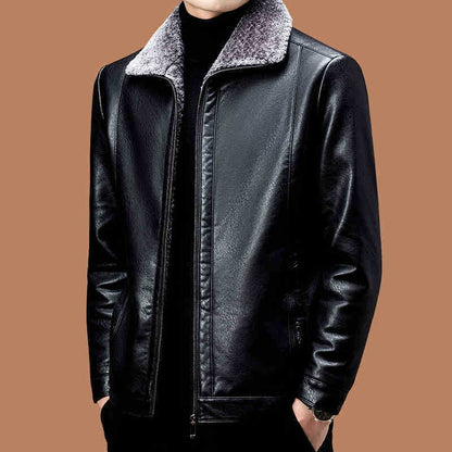 ❄️🧥【Gorąca wyprzedaż】🔥【M-3XL】🖤2025 Męska zimowa miękka gruba kurtka z owczej skóry na co dzień