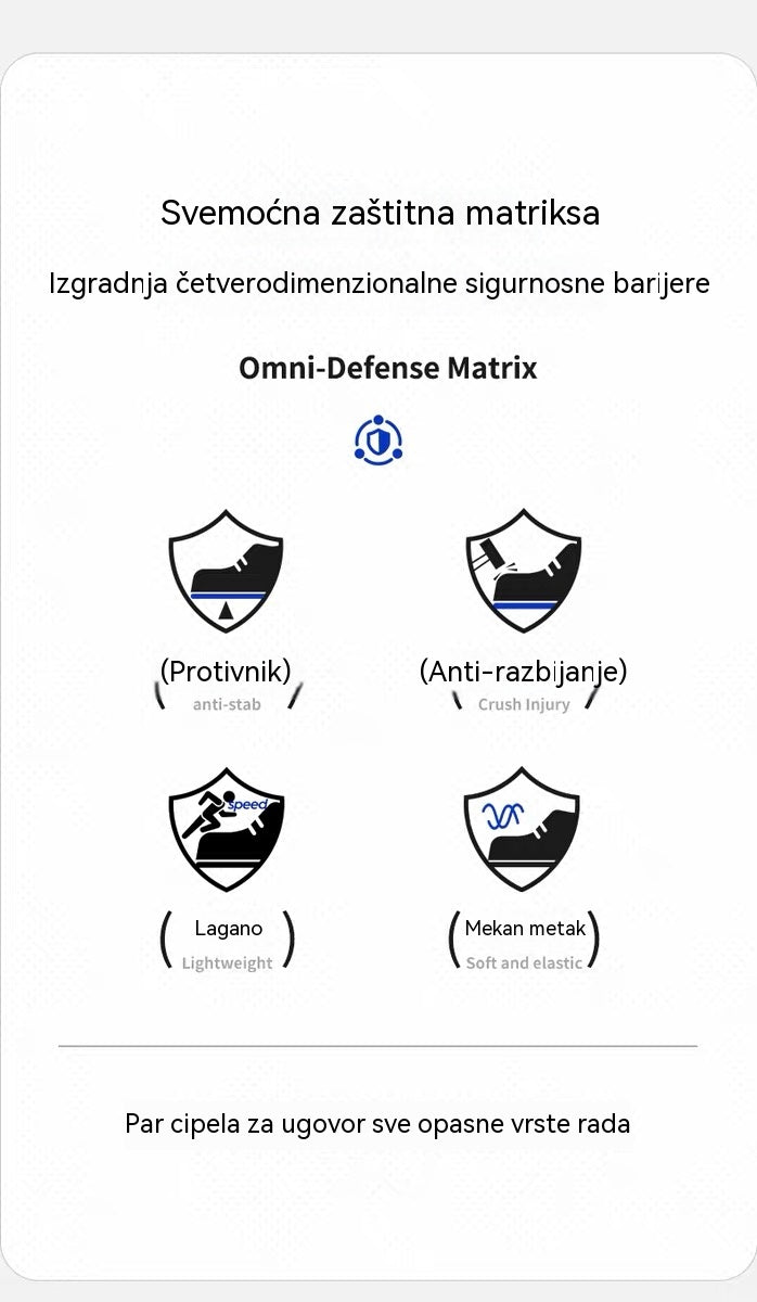 💥Knauf ležerne radne čizme za svaki dan, otporne na udarce i probijanje, s čeličnom kapicom, udobne i neklizajuće zaštitne cipele.