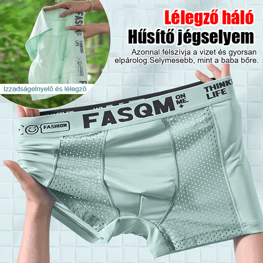 🔥【6 kom】Muške bokserice izrađene od Air Mesh Ice Silk materijala. Elastične, udobne i prozračne.
