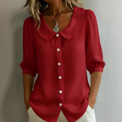 ✨👚【S-3XL】Ženski ljetni kardigan kratkih rukava na kopčanje - mladenački i svestran✅Plaćanje pouzećem dostupno