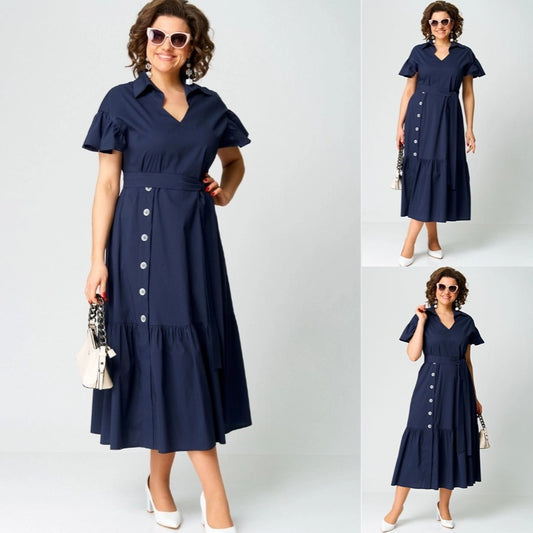 💖【S~5XL】2025 nova elegantna i moderna francuska haljina do struka od materijala koji je mekan i udoban