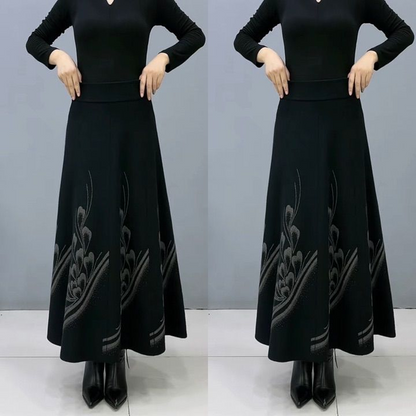 👗【Kupite enega, enega dobite brezplačno】🎀【S-3XL】Jesensko in zimsko odebeljeno volneno krilo, modno in vsestransko